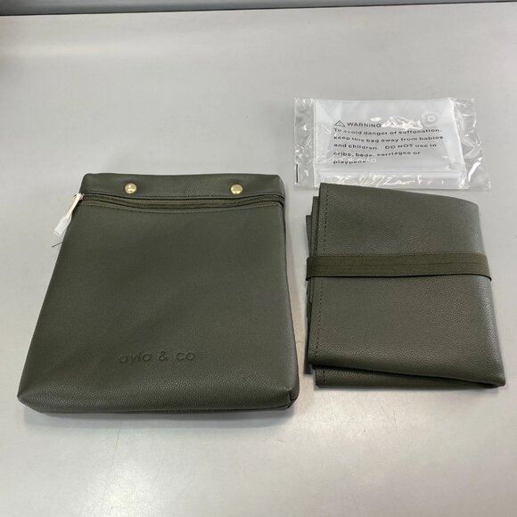 Ayla & Co “Ayla” Diaper Bag – Olive – Convertible Backpack/Crossbody - Picture 3 of 8